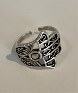 Zinc Turkish Hamsa Ring