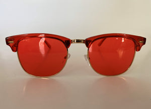 Red Wire Rim Sunglasses