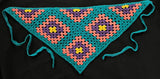 Crochet Multicolor Bandana / Head Wrap Scarf